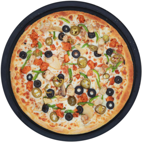 Loaded pizza